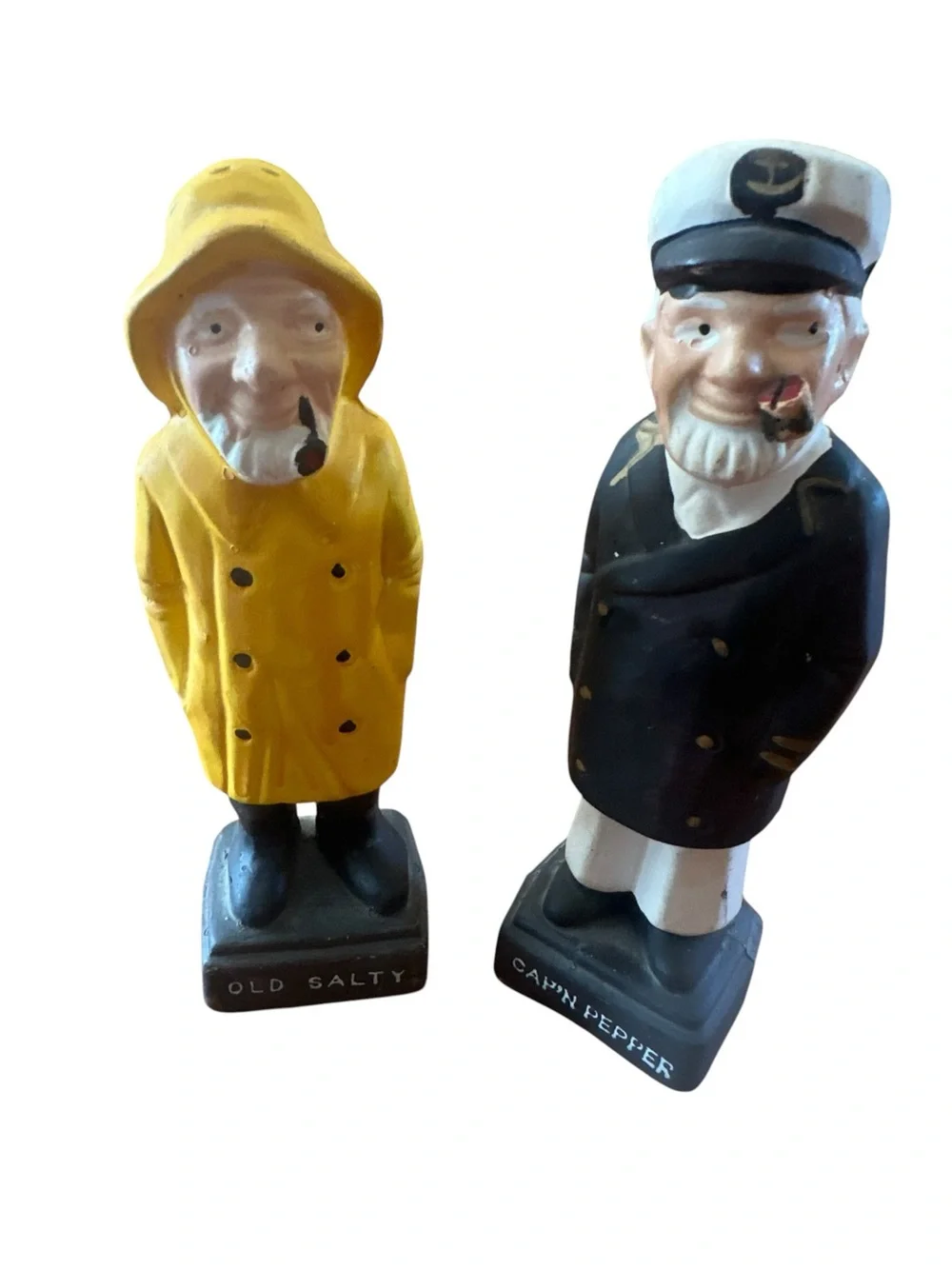 Vintage Shipmaster Shaker Set – Old Salty & Cap’n Pepper Ceramic Sailors